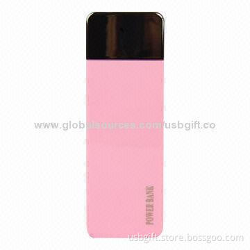 Power bank with USB charger for iPhone 5 inside and micro-SD card reader function